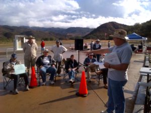 Curtis Addressing the Crowd